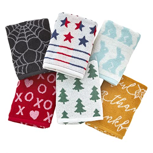 SKL Home by Saturday Knight Ltd. Holidays 6pc Hand Towel Gift Set