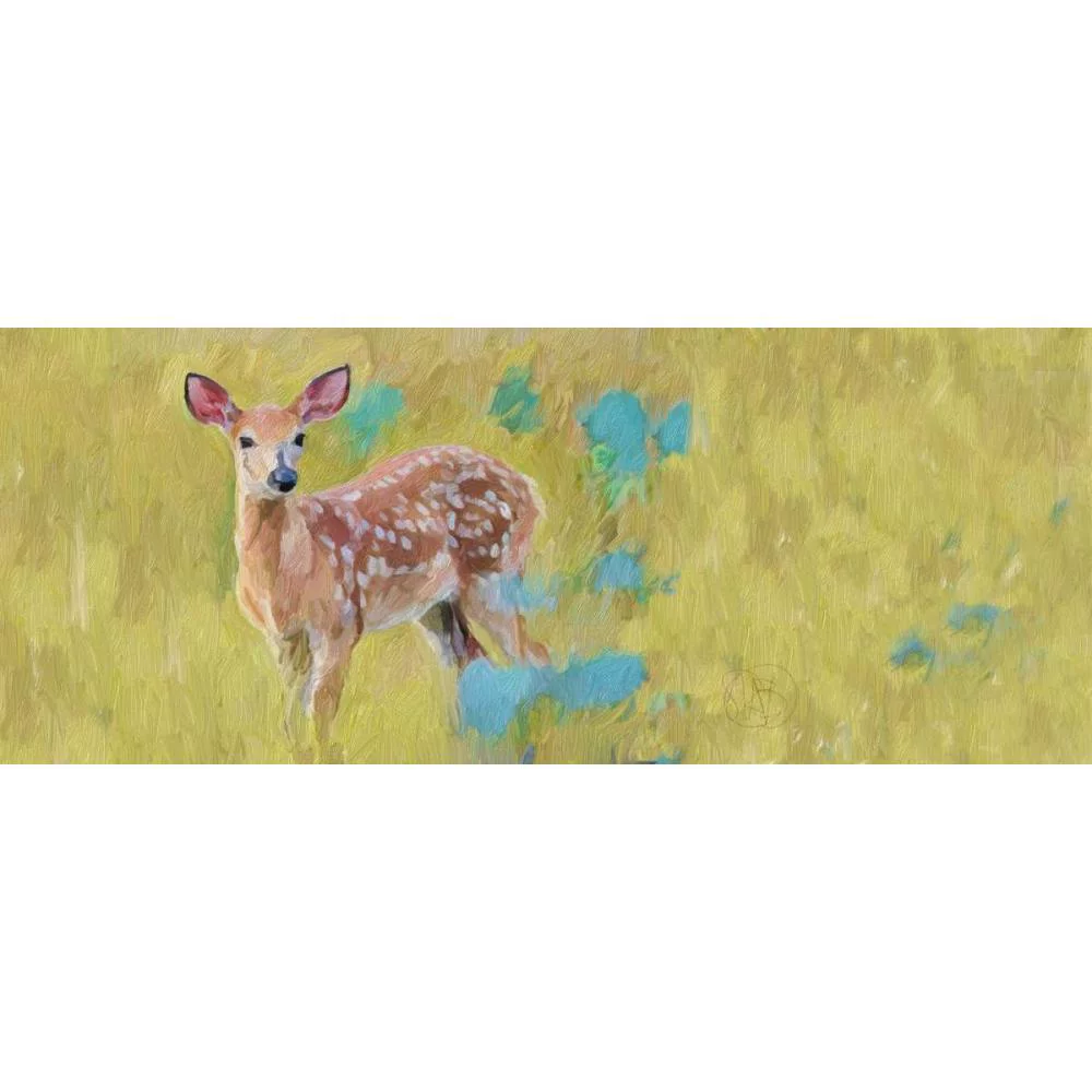 Butcher, Sarah 14x8 Black Modern Framed Museum Art Print Titled - Beau Deer