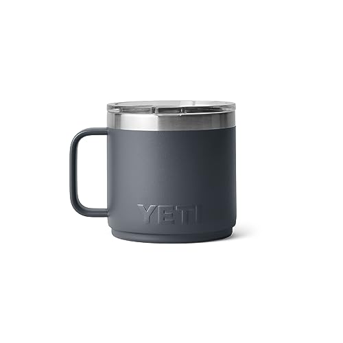 YETI Rambler 14 oz Stackable Mug, Vacuum Insulated, Stainless Steel with MagSlider Lid