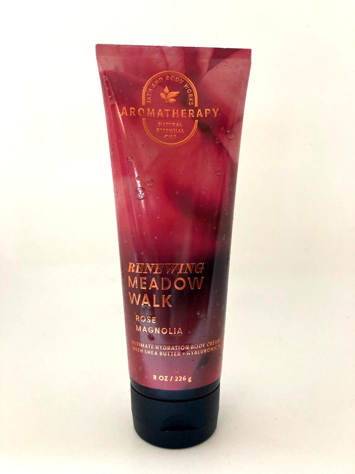 Bath & Body Works Renewing Meadow Walk Rose Magnolia Aromatherapy Body Cream New