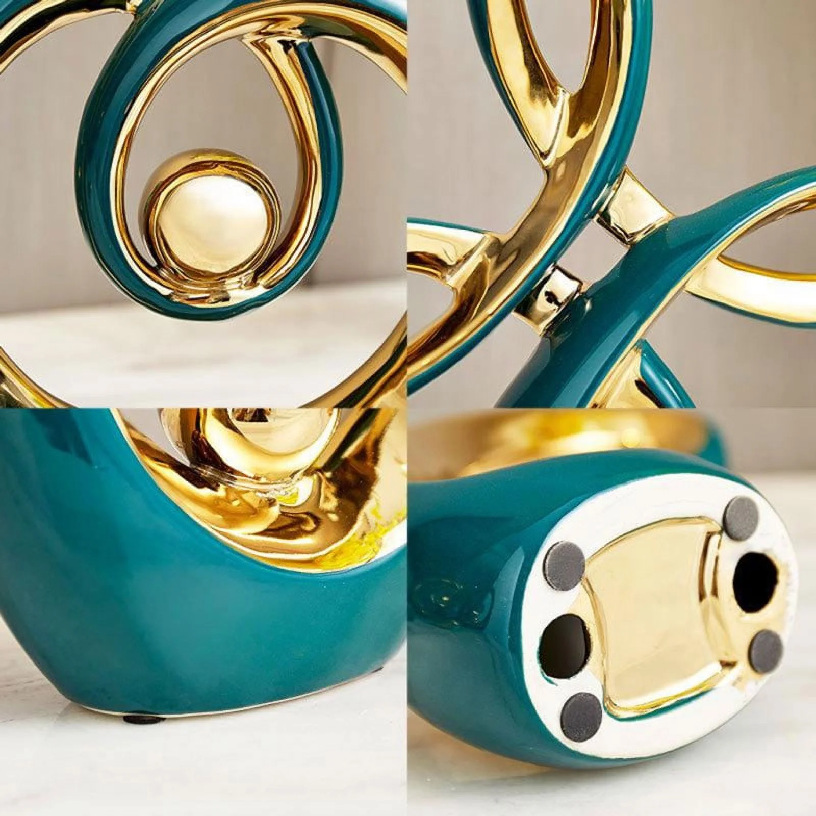 Modern Ceramic Home Living Room Desk Ornaments Coffee Tabletop Decoration Furnishings Accessories Statue Sculpture Ornament -