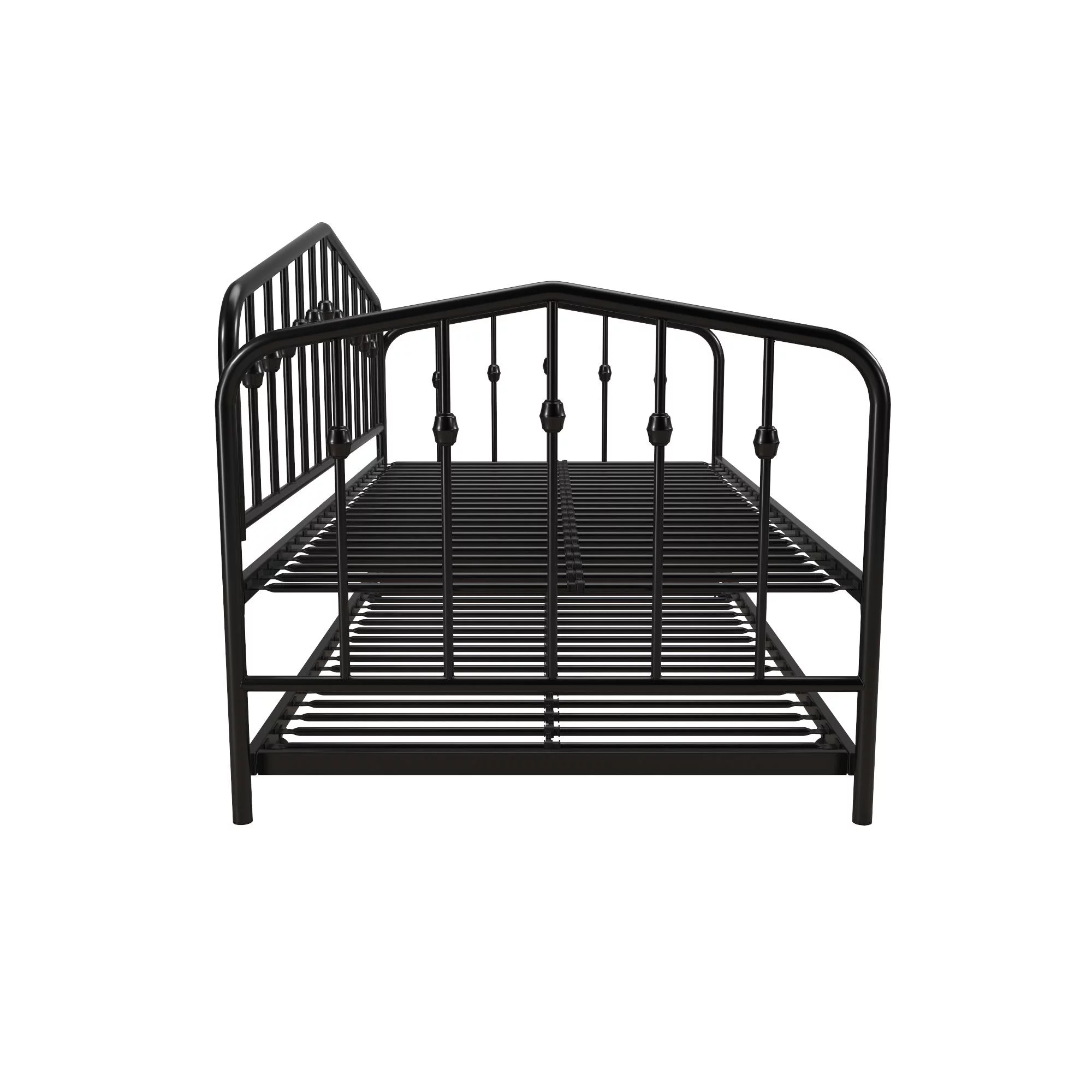 Novogratz Bushwick Metal Daybed & Trundle, Twin, Black