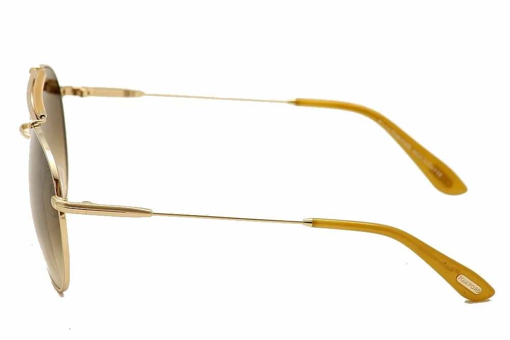 Sunglasses Tom Ford TF 338 FT 28F Shiny Rose Gold / Gradient Brown