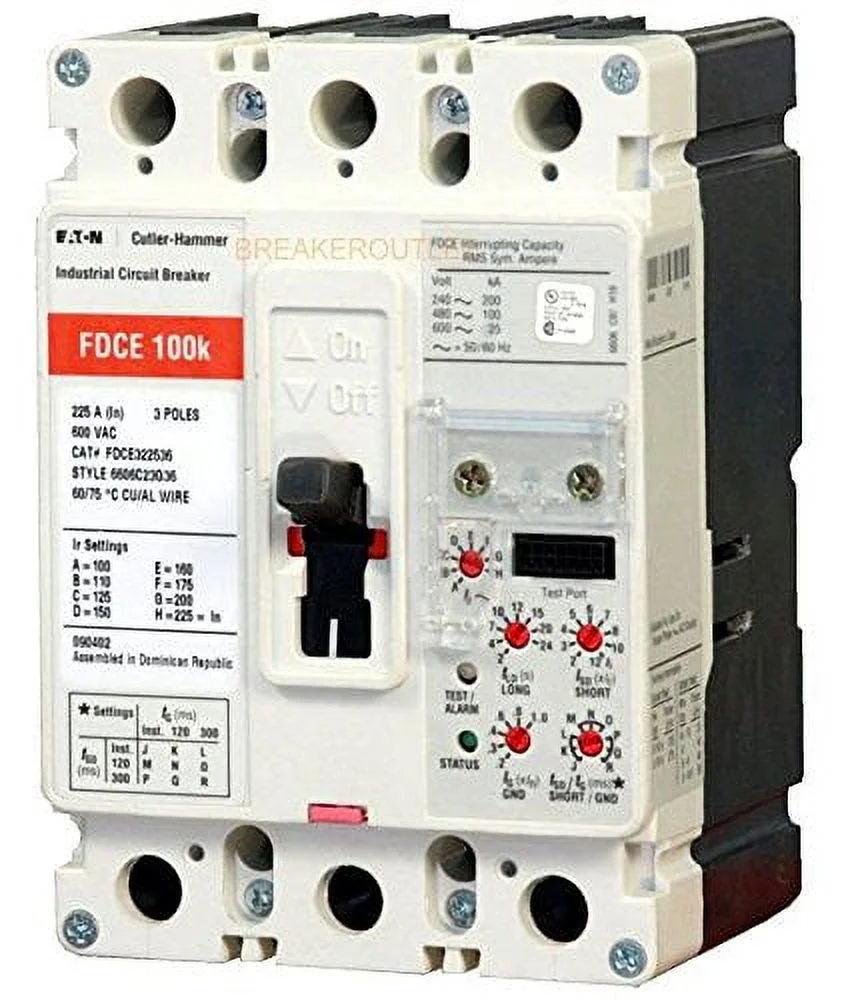 Eaton Cutler Hammer HFDE316032 3 Pole 160 Amp 480v 65kA Circuit Breaker HFD HFDE