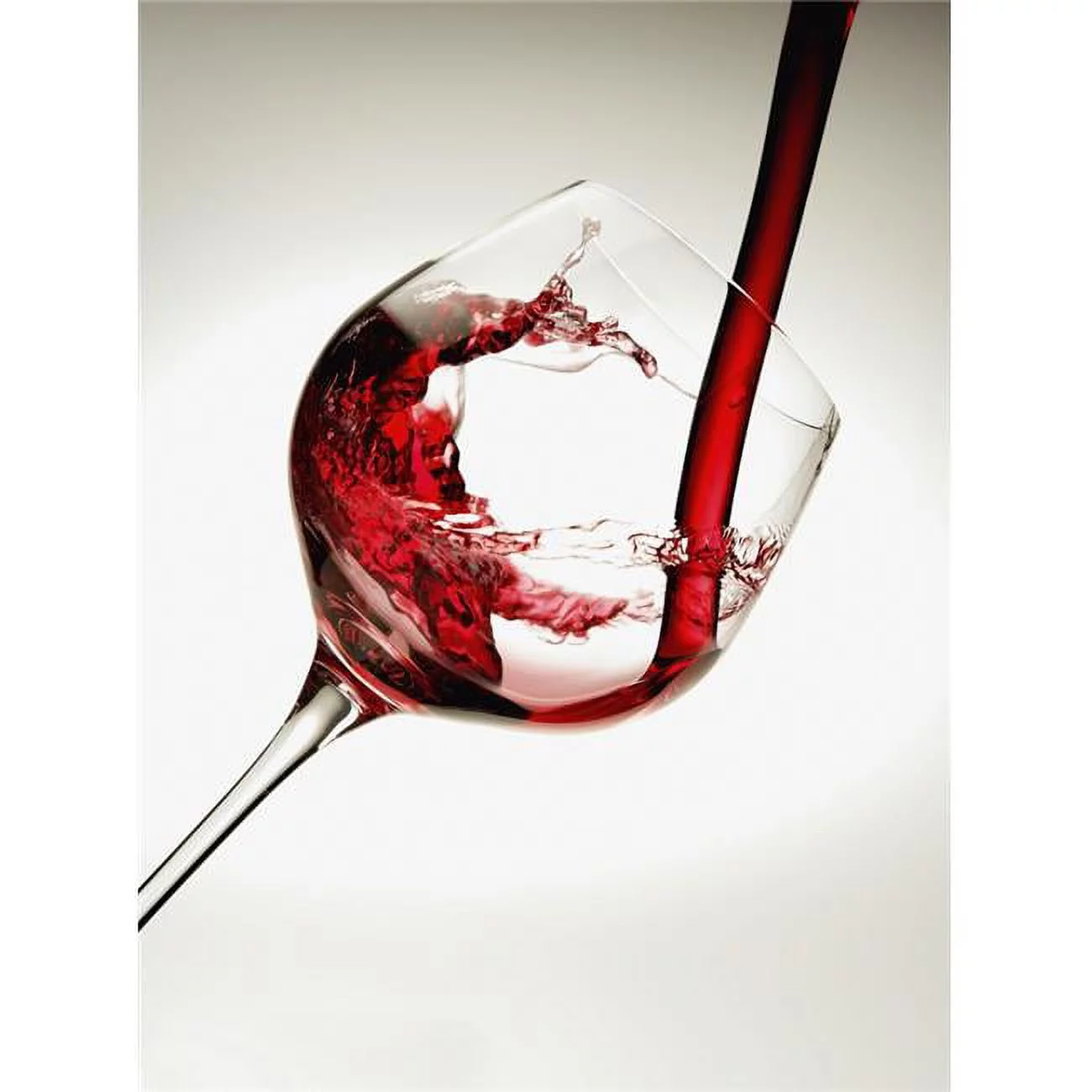 Red Wine Pouring Into A Glass Poster Print, 26 x 36 - Large