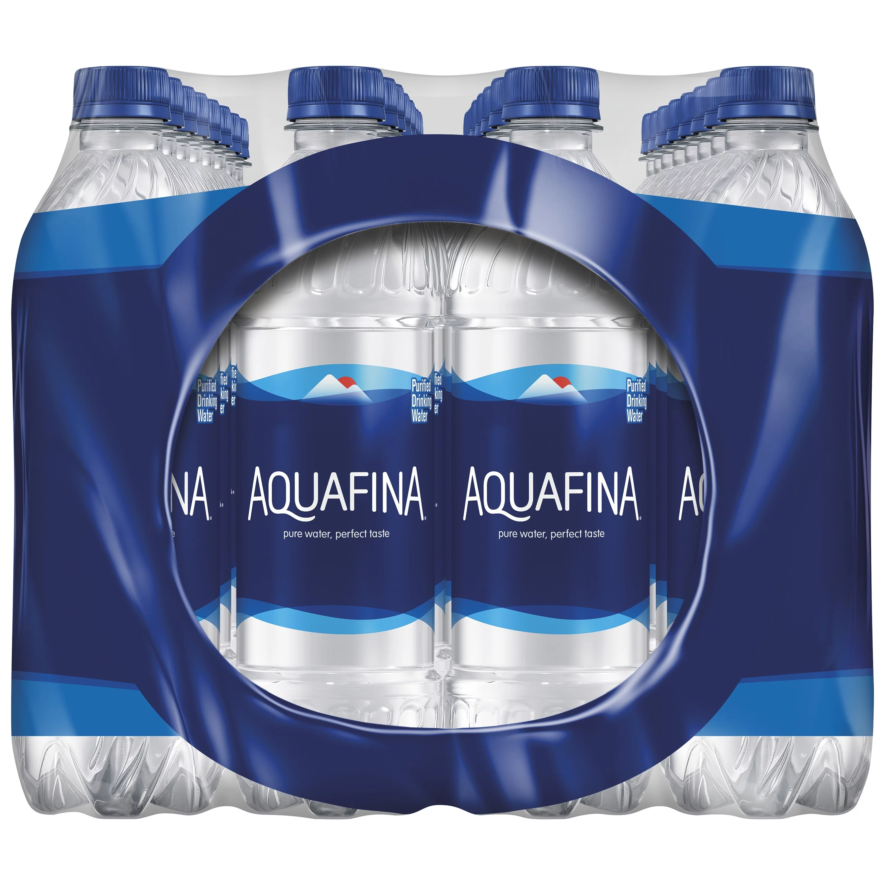 Aquafina Purified Bottled Drinking Water, 16.9 oz, 32 Pack Bottles