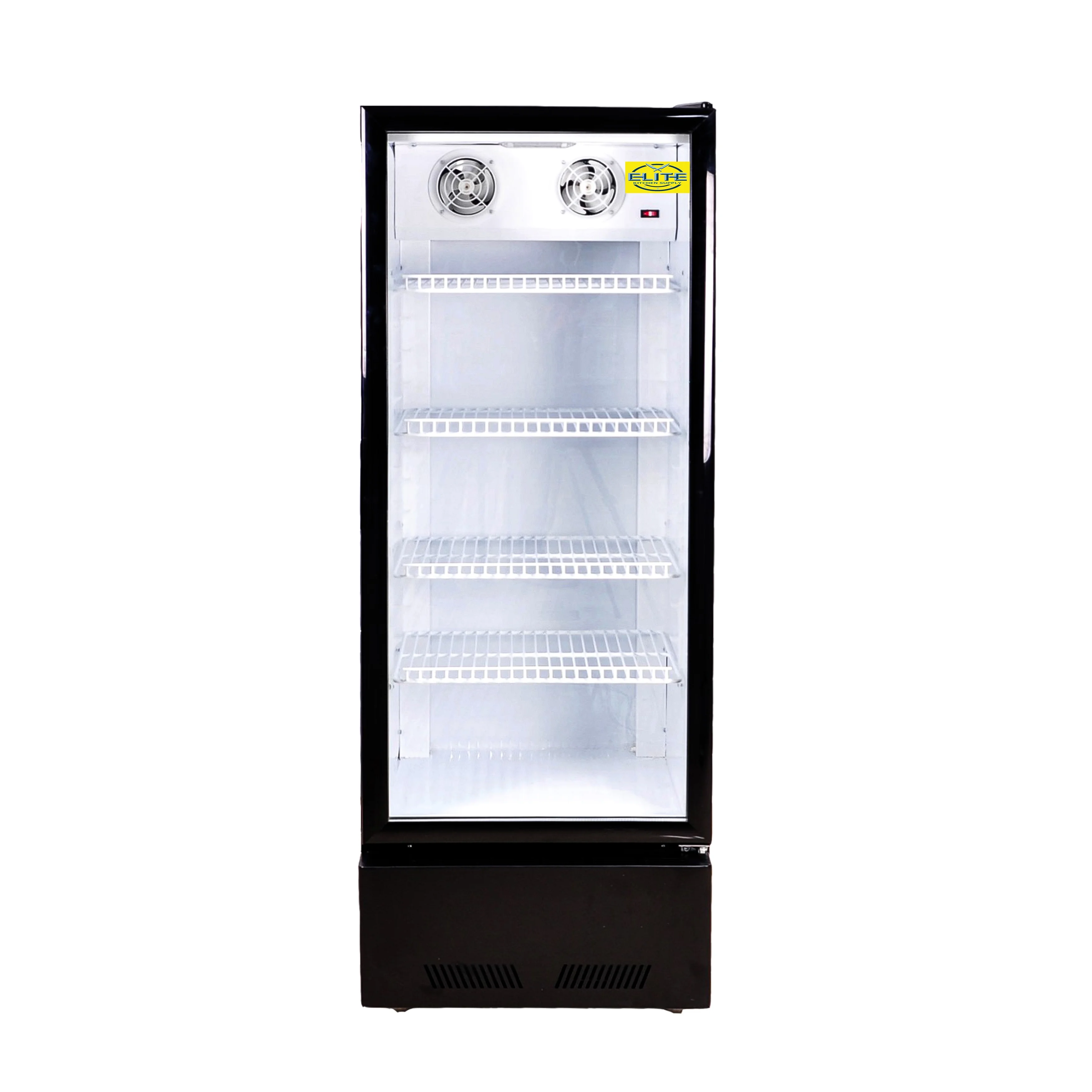 24 in. Single Glass Door Beverage Commercial Refrigerator, 11.29 Cu. ft.