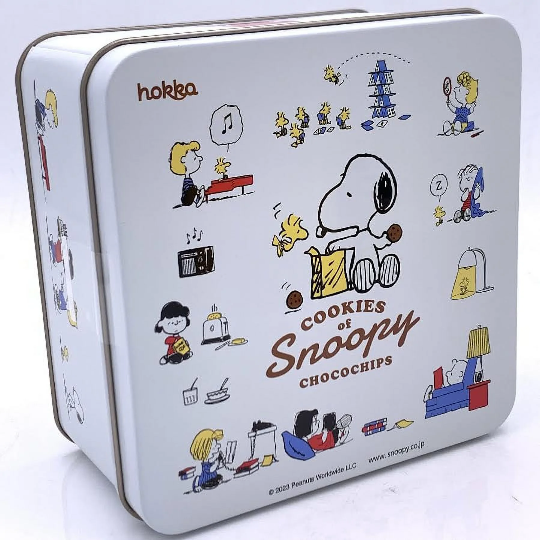 Hokka Snoopy Chocochips Cookies Tin 3.16oz/(90g)