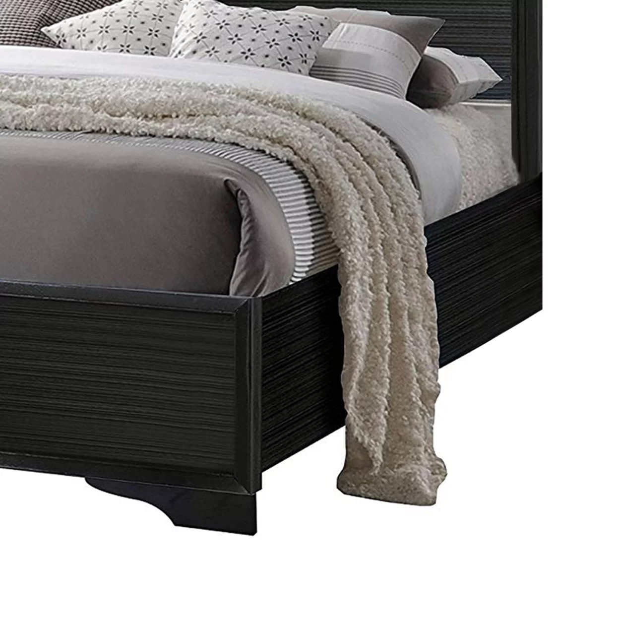 Bed, Twin, Black Finish