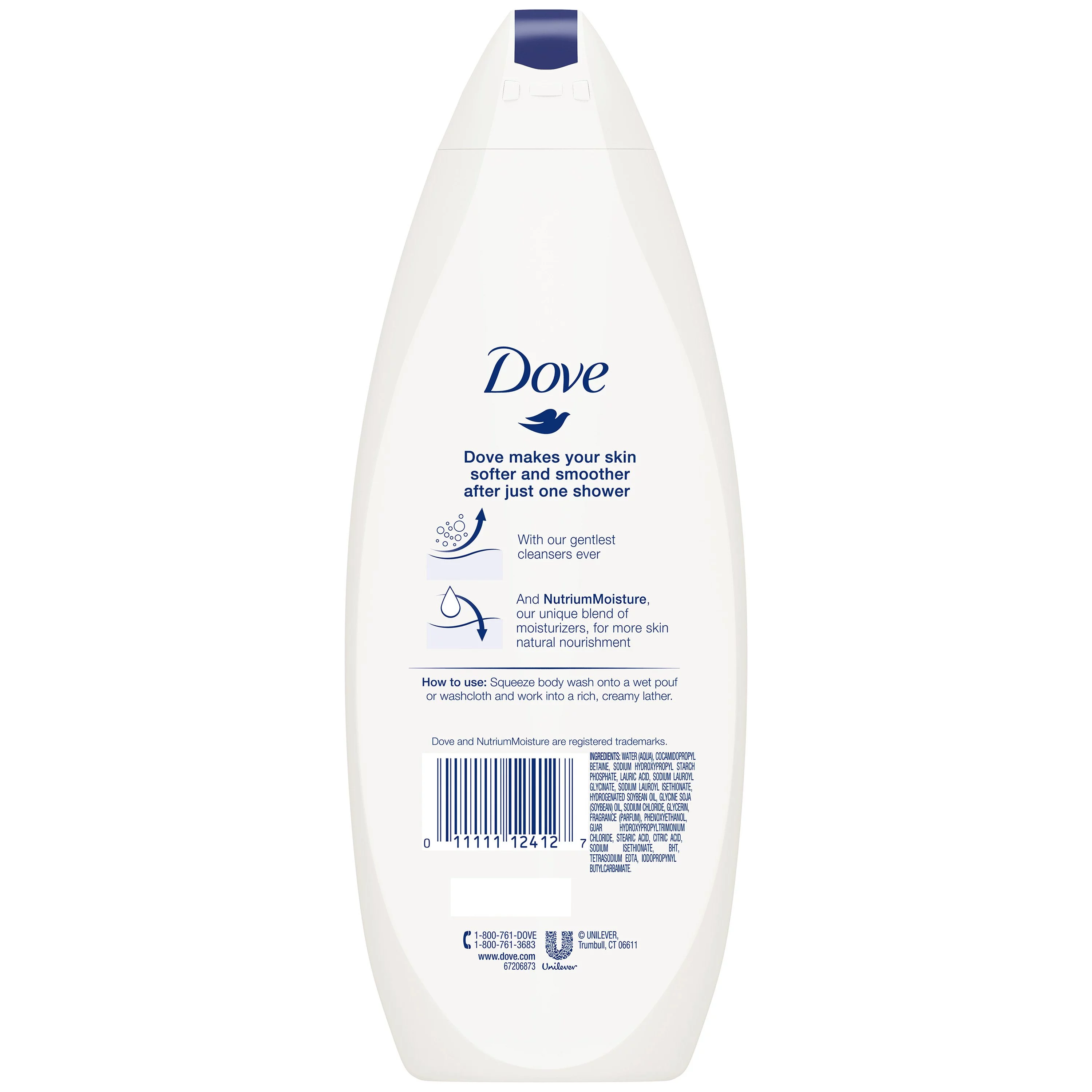 Dove Deep Moisture Beauty Body Wash, 12 oz