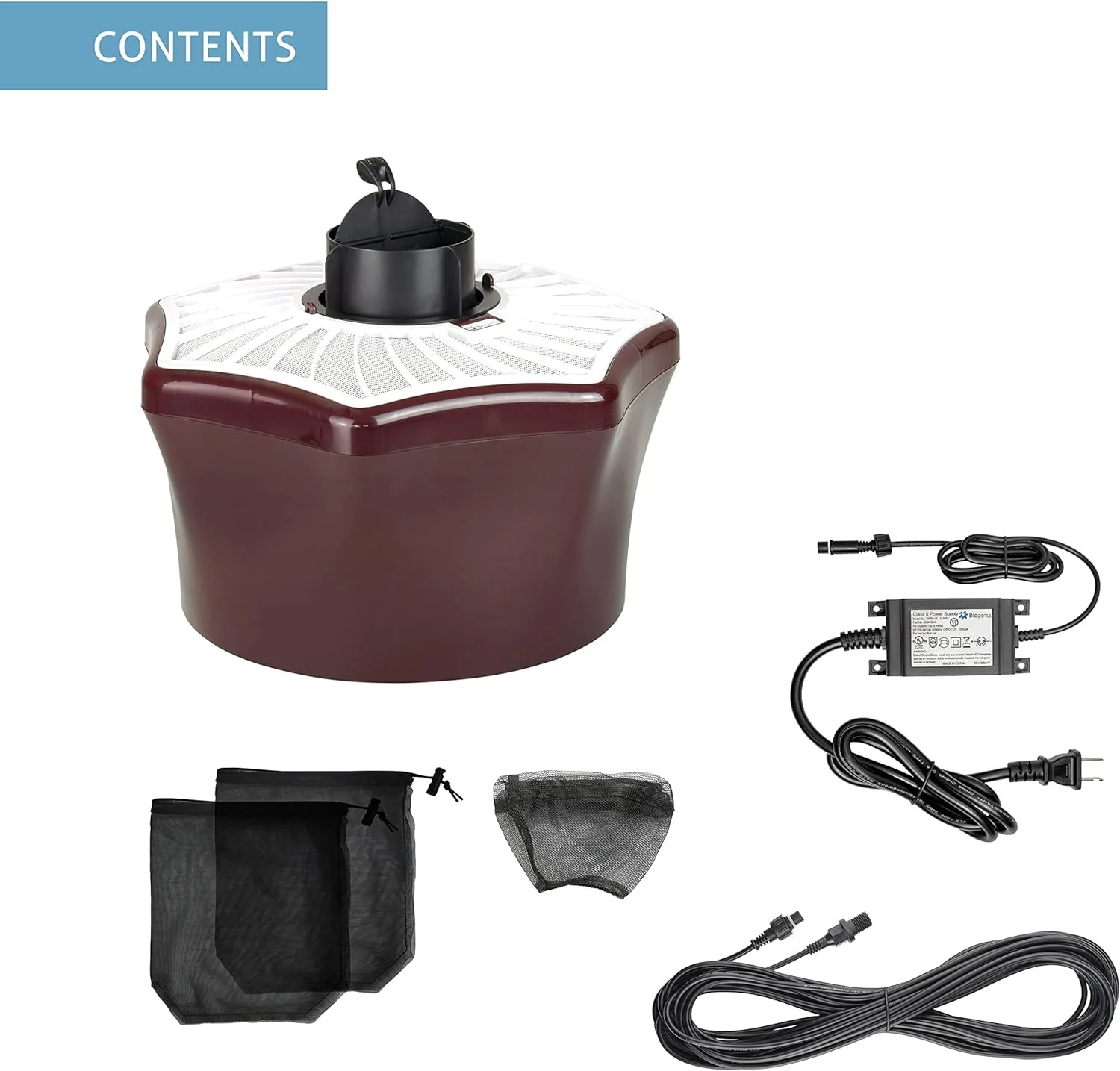 Biogents BG-Mosquitaire Outdoor Mosquito Catcher + Attractant, Against Asian Tiger & Dengue Type