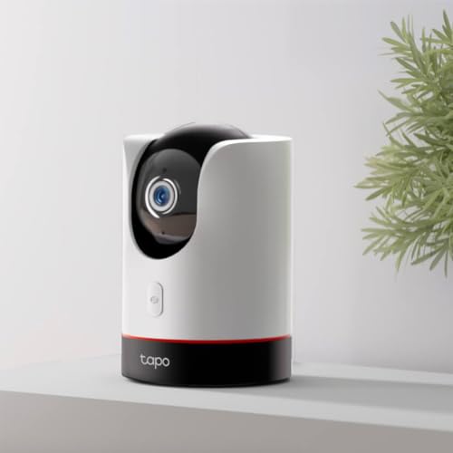 TP-Link Tapo 2K QHD Pan/Tilt Security Camera for Pet Camera, Baby Monitor, Motion Detection, Motion Tracking, 2-Way Audio, Night Vision, Cloud &SD Card Storage, Works w/Alexa & Google Home(Tapo C220)