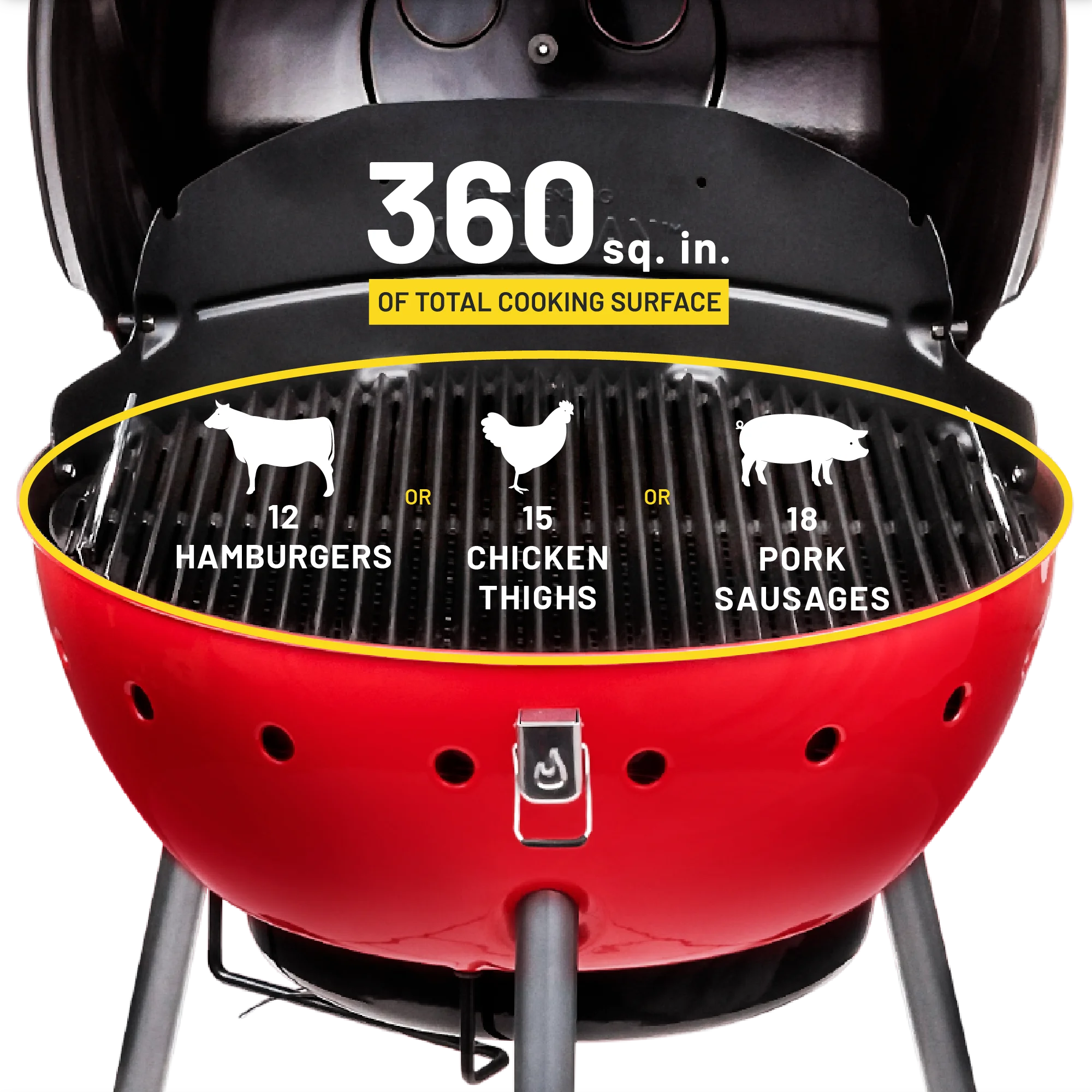 Char-Broil Kettleman® TRU-Infrared™ Charcoal Grill