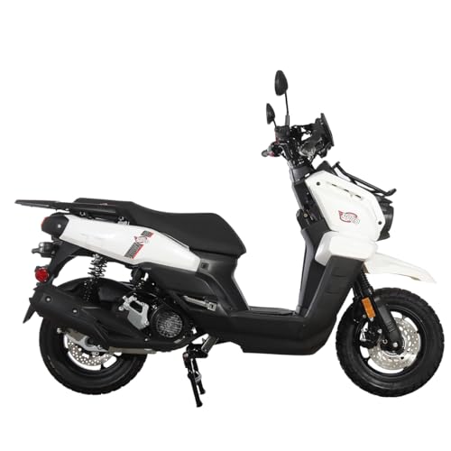 X-PRO Gas Adult Moped Tank 200 Gas Moped Street Bike,12
