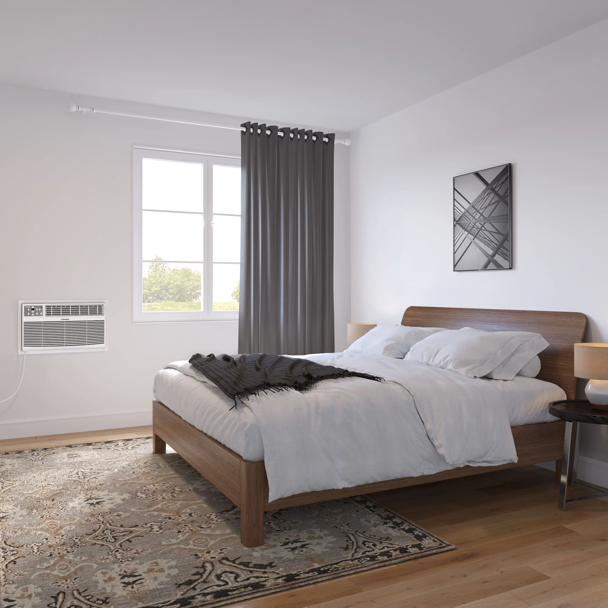 Koldfront Wtc10002wco115vslv 10,000 BTU 115 Volts Through-The-Wall Air Conditioner And