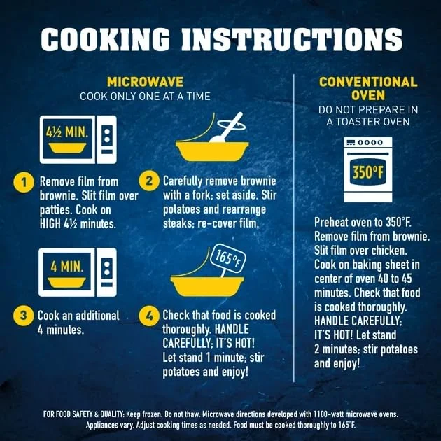 Hungry-Man Salisbury Steak Frozen Dinner, 16 oz - Pack of 8