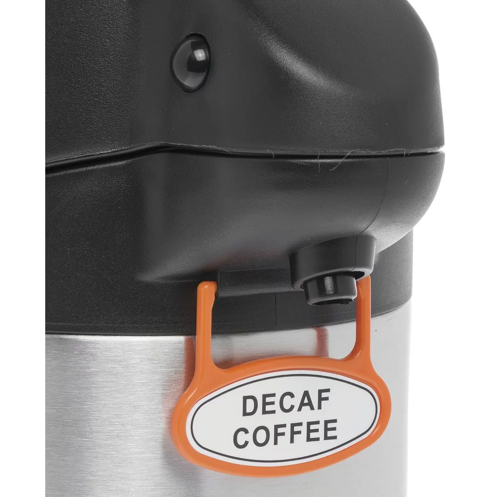 HUBERT® Airpot Coffee Server with Lever Lid 3 Liter Stainless Steel Stainless-Lined