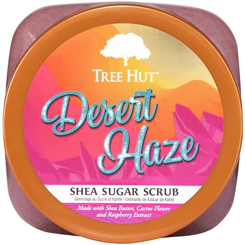 Tree Hut Exotic Bloom Shea Sugar Scrub | Exfoliating Body Scrub Removes Dead, Dry Skin for a Soft & Hydrated Feel | Nourishing Essential Body Care | 18 fl oz.