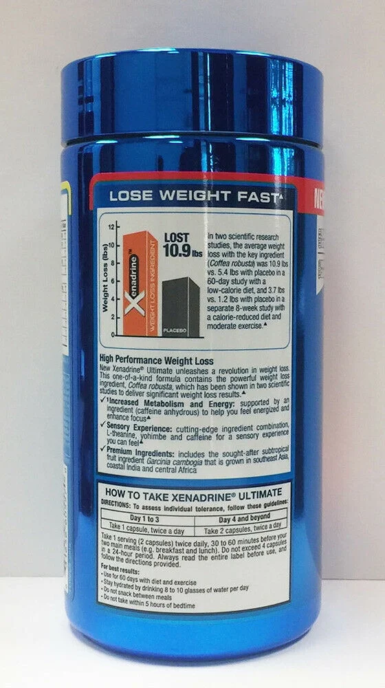 Xenadrine Ultimate Weight Loss Supplement 120 Capsules