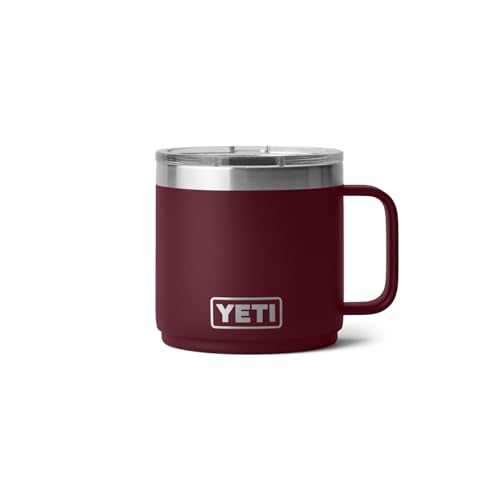 YETI Rambler 14 oz Stackable Mug, Vacuum Insulated, Stainless Steel with MagSlider Lid