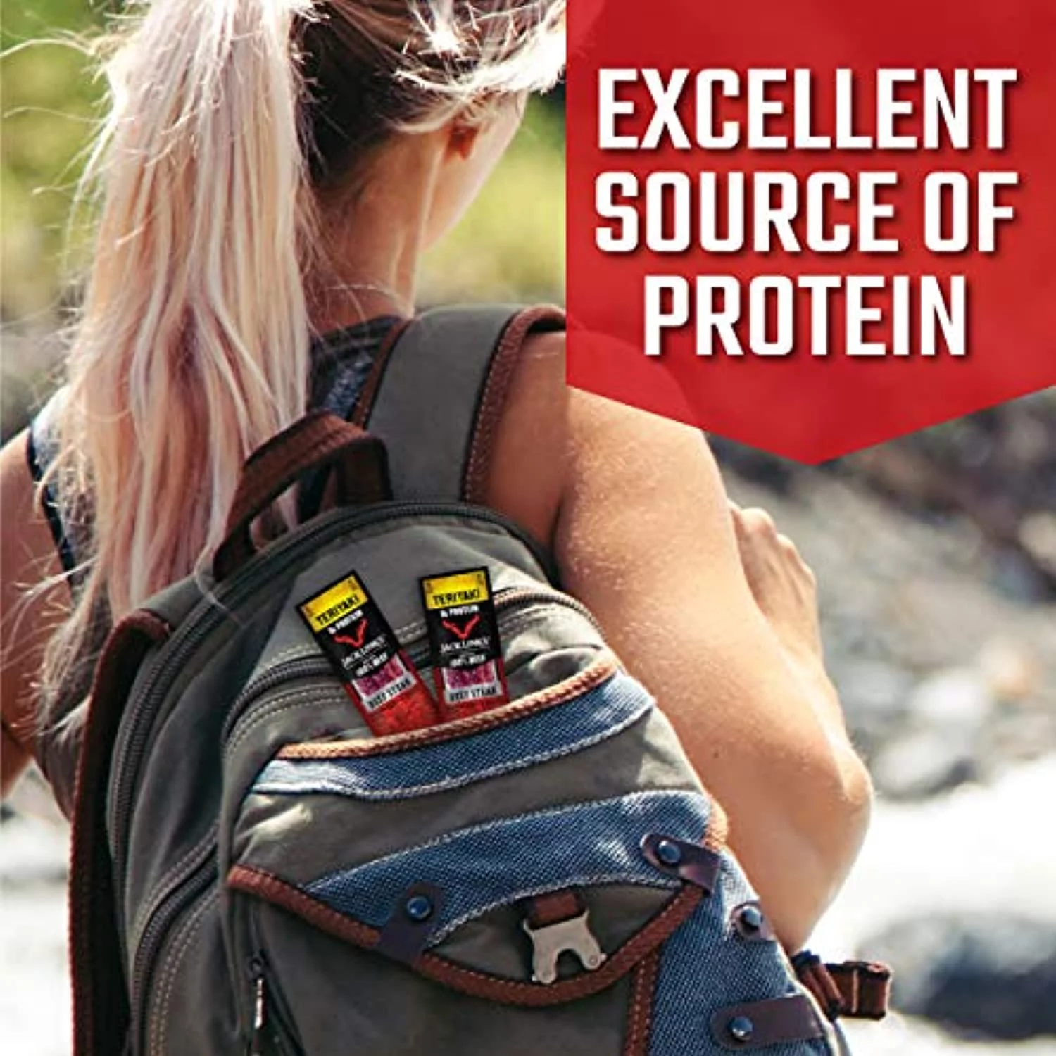 Jack Link’S Premium Cuts Beef Steak, Teriyaki, Great Protein Snack With 9G Of Protein And 9G Of Carbs Per Serving, Made With Premium Beef, 1 Ounce (Pack Of 12)