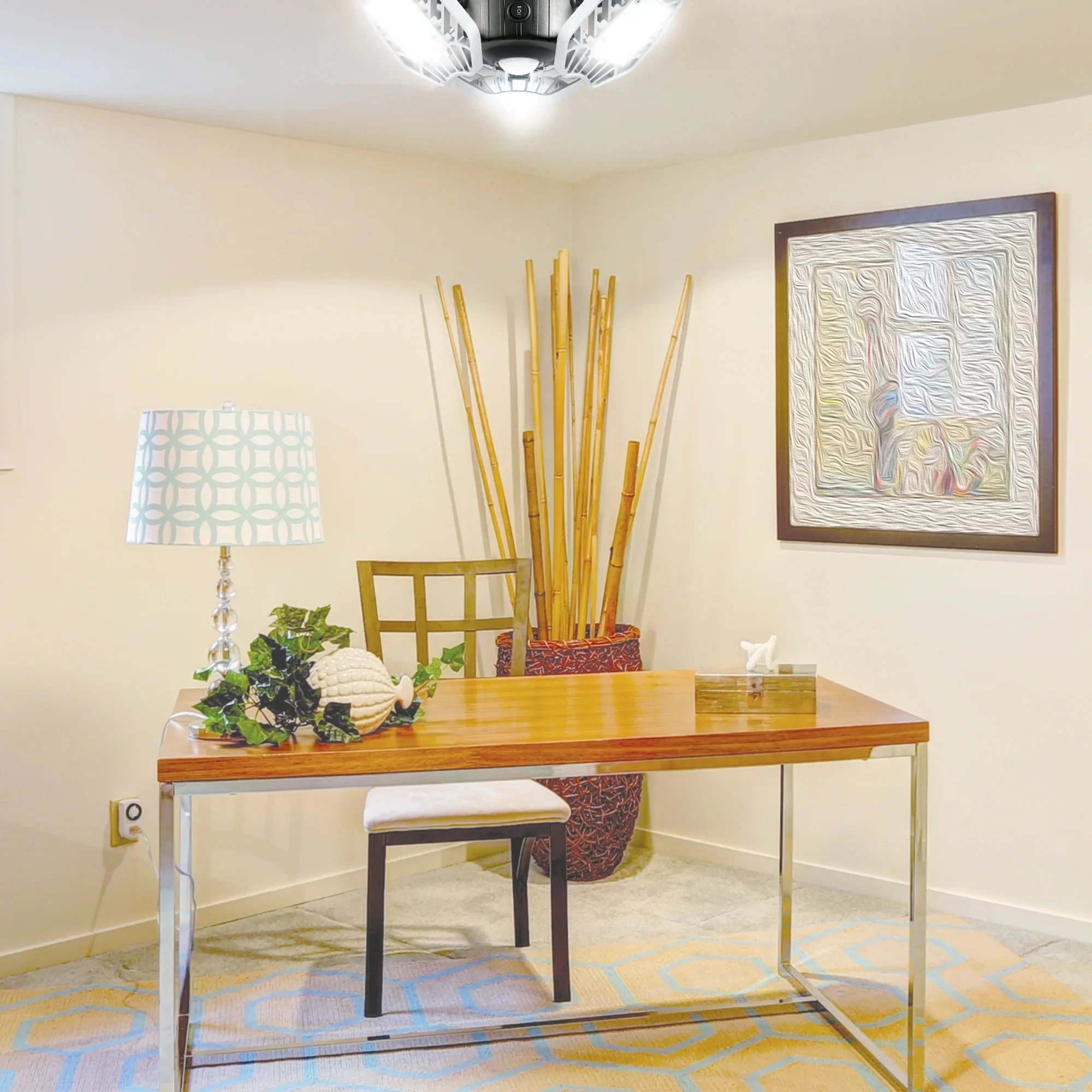 Beyond Bright Garage Light Ultra Bright LED, Motion Activated, Beam Angle 270 º