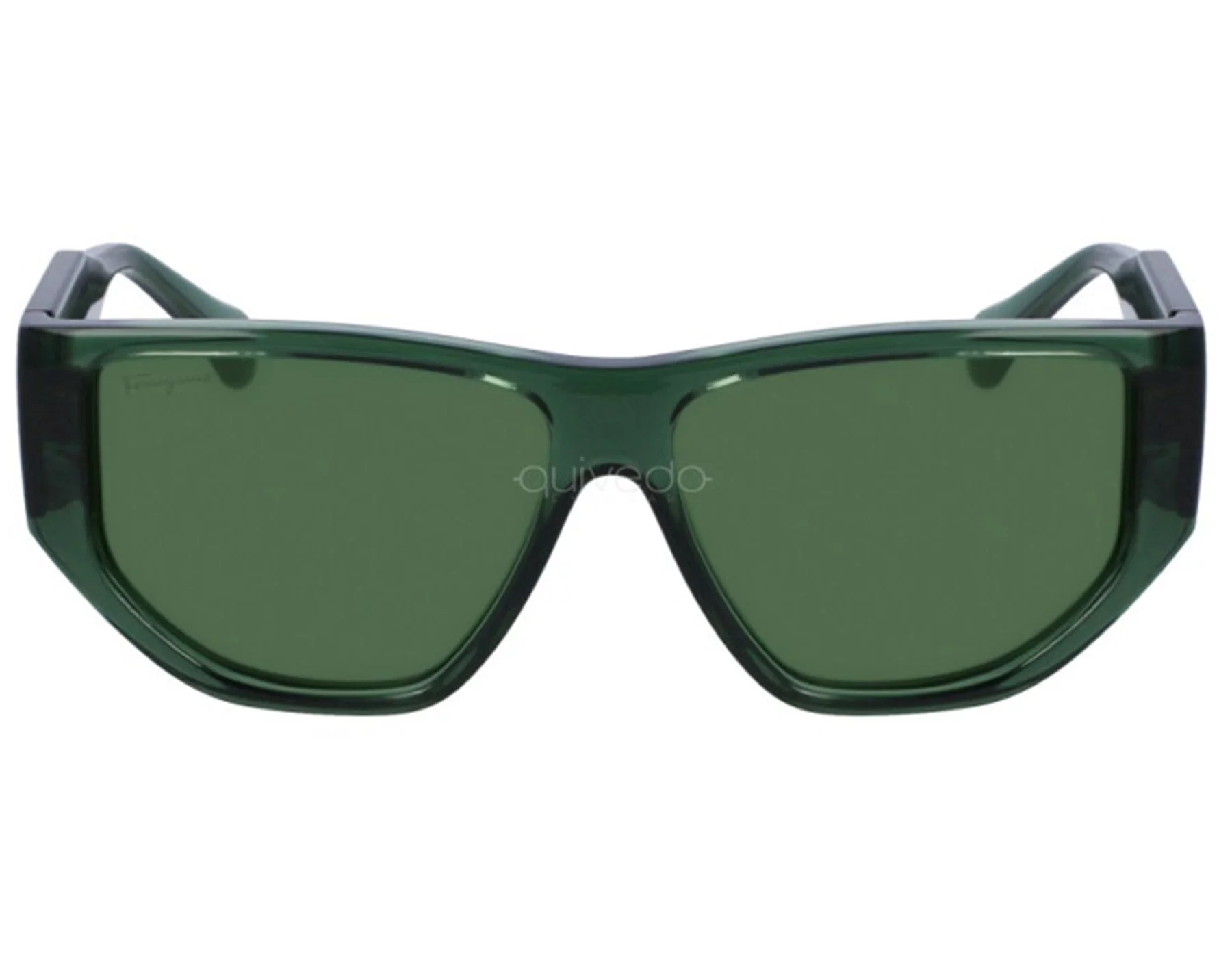 Sunglasses FERRAGAMO SF 1077 S 317 Transparent Green