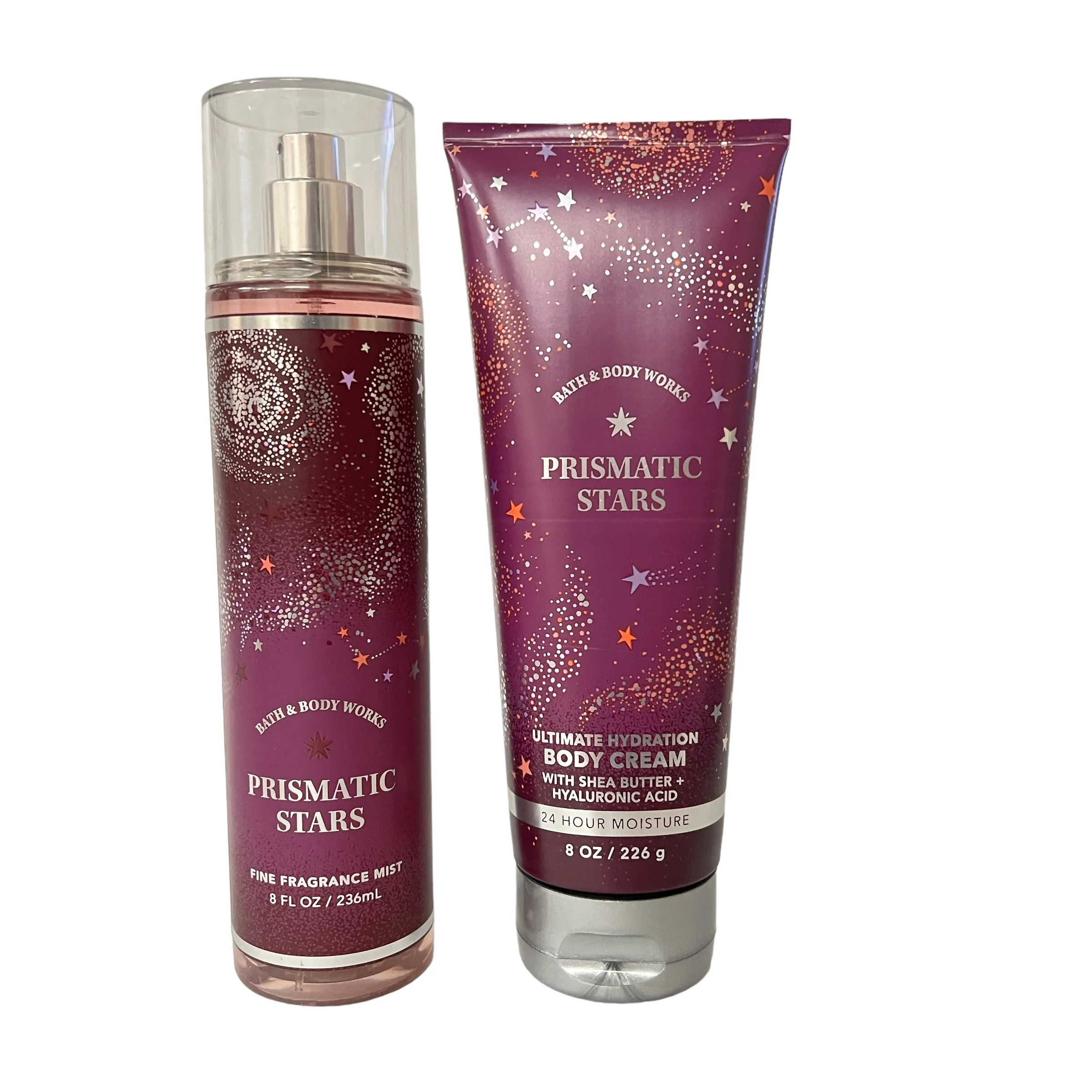 Bath & Body Works Prismatic Stars Fine Fragrance Mist & Body Cream Set