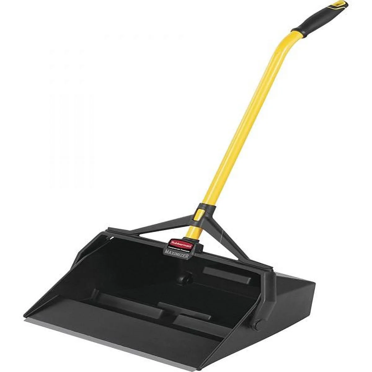 Rubbermaid Maximizer Wet/Dry Debris Pan Polypropylene - Black, Yellow - 1 Each