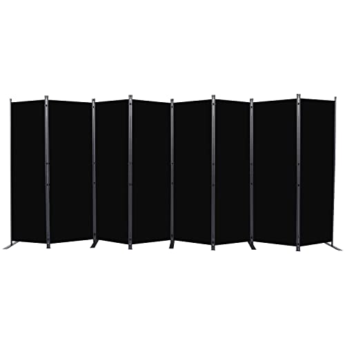 Room Divider, 4 Panel Folding Privacy Screens with Wider Feet, 6 Ft Portable Room Partition for Room Separator, Room Divider Panel 88