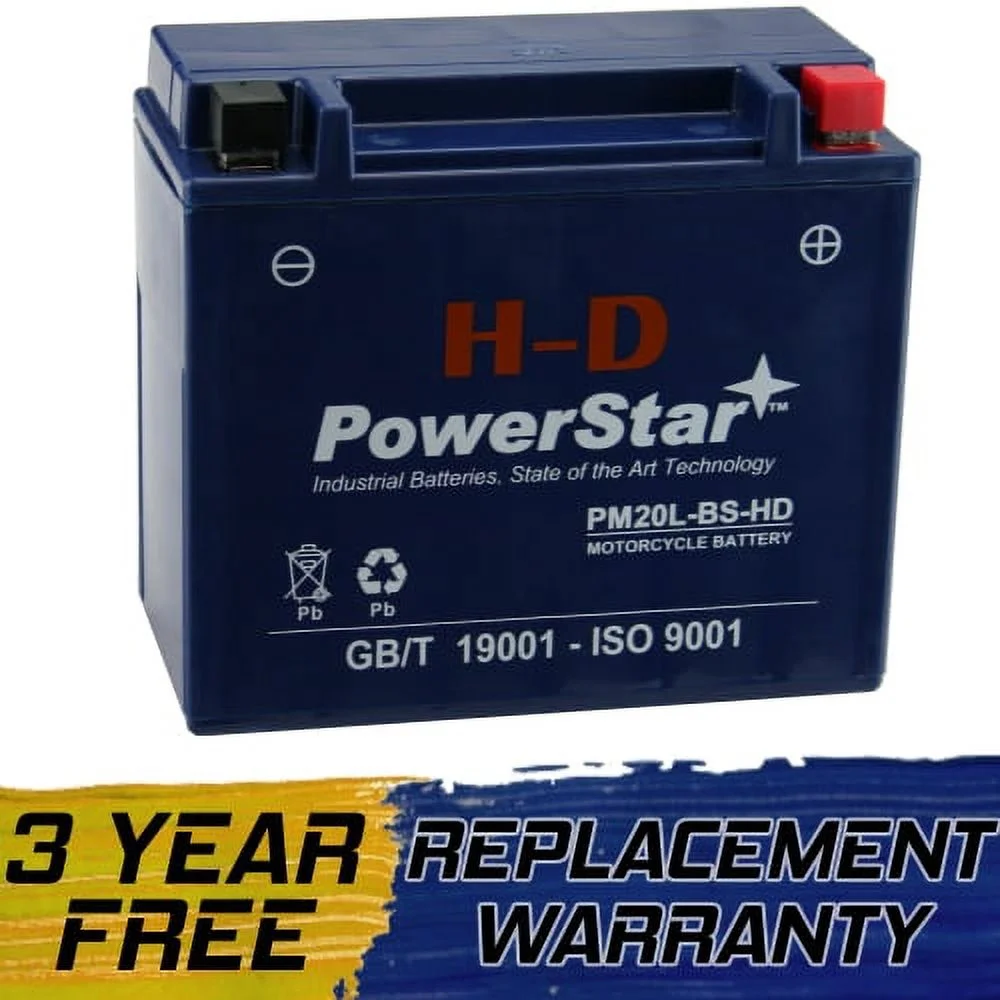 PowerStar Battery YTX20L-BS Replacement Battery for Champion (Exide) 20LBS BrandProduct