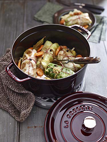 Staub 5.5 Quart Round Cocotte, Basil