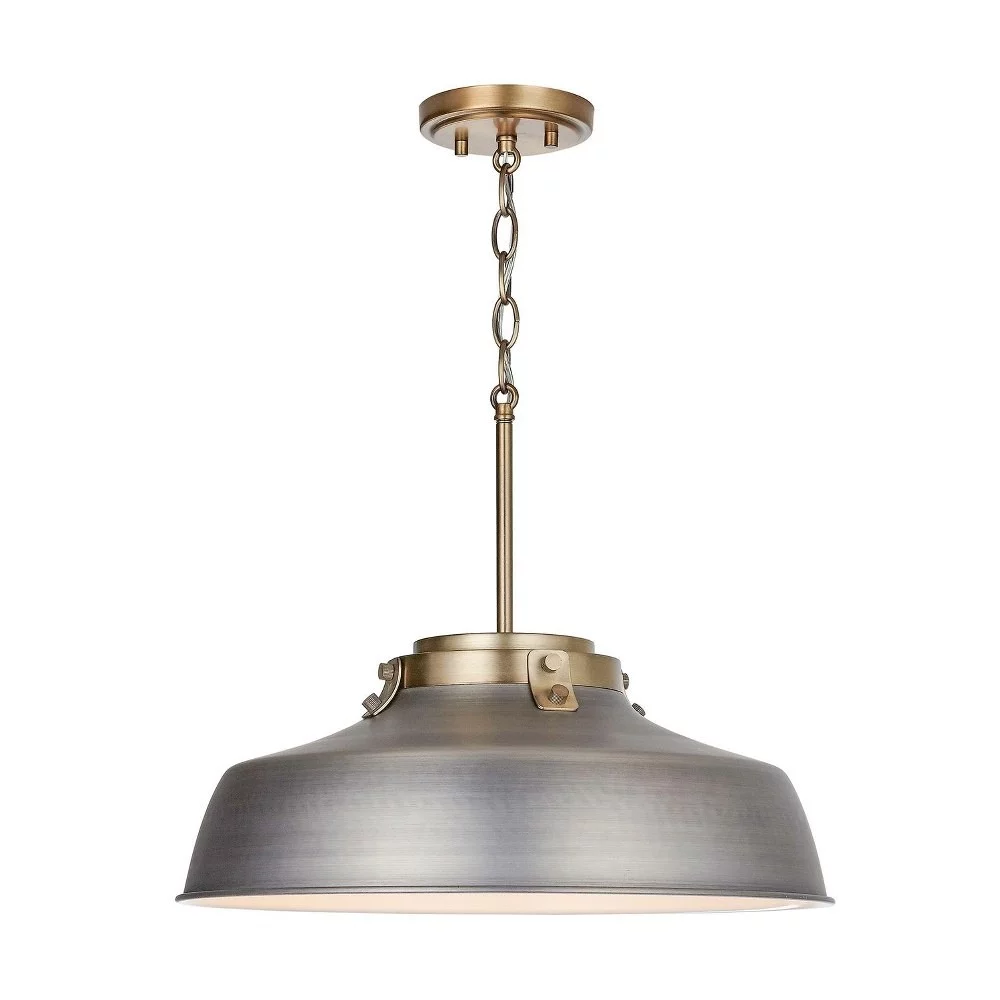 Austin Allen - Oakwood - 1 Light Pendant In Urban and Industrial Style-7.25