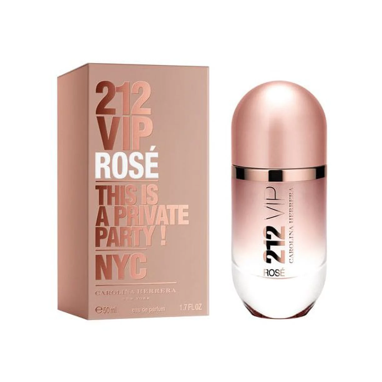 212 VIP Rose by Carolina Herrera, 1.7 oz Eau De Parfum Spray for Women