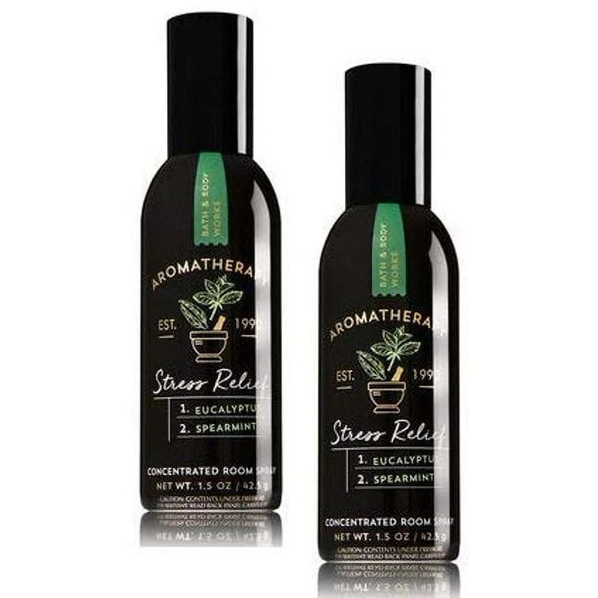 EUCALYPTUS SPEARMINT 2-PACK Concentrated Room Spray 1.5 Ounce-Bath and Body Works