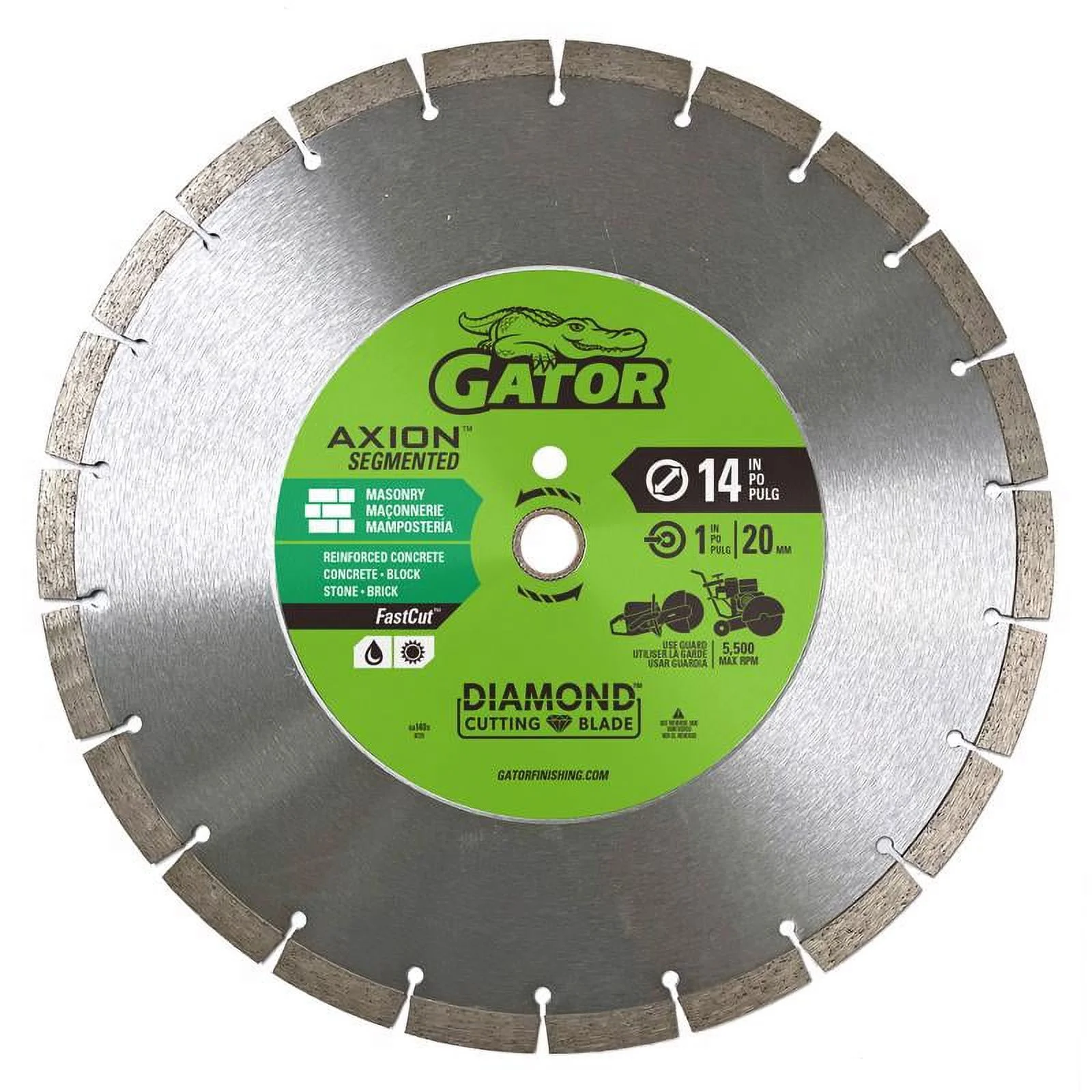 1 Pc, Gator Axion Segmented Diamond Cutting Blade 1 Pc