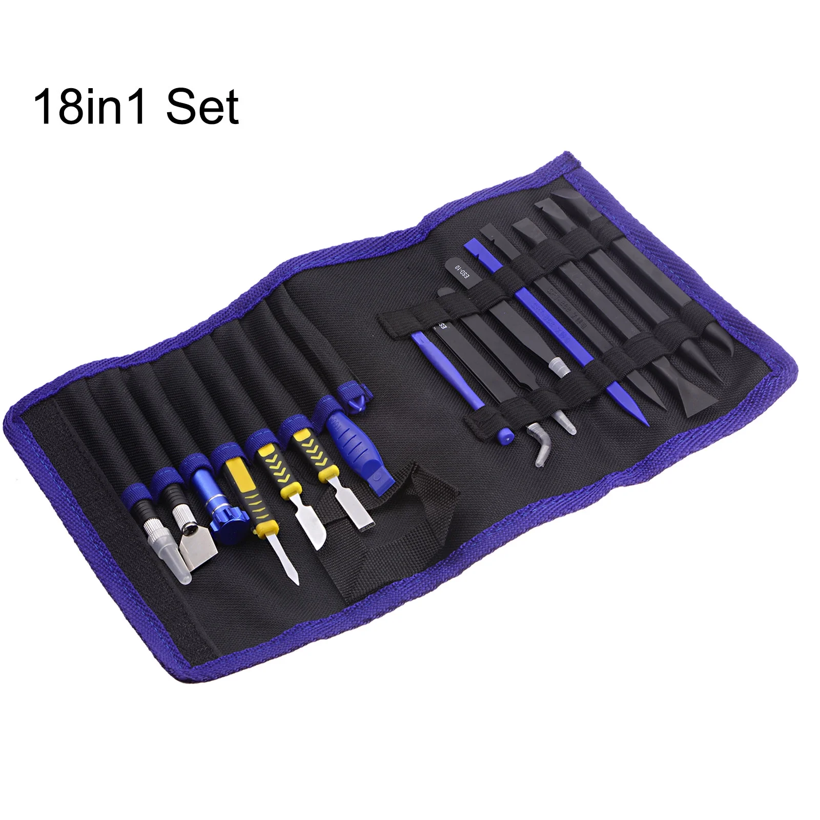 Uxcell Electronics Repair Tool Kit 18 in 1 Magnetic Precision Screwdriver Crowbar Sets