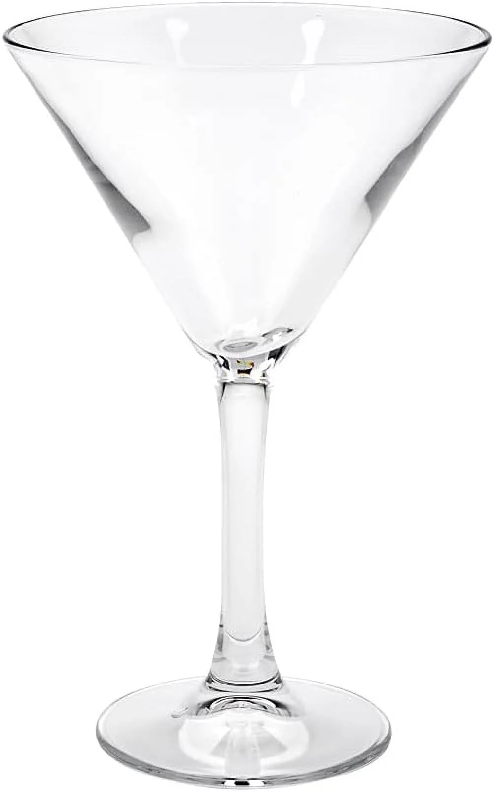 Cascata 9 Ounce Stemmed Martini Glasses, Set Of 6 Tempered Martini Glasses - Chip-Resistant, Fine-Blown Glass Martini Glass Set, Dishwasher-Safe, For Martinis Or Cocktails