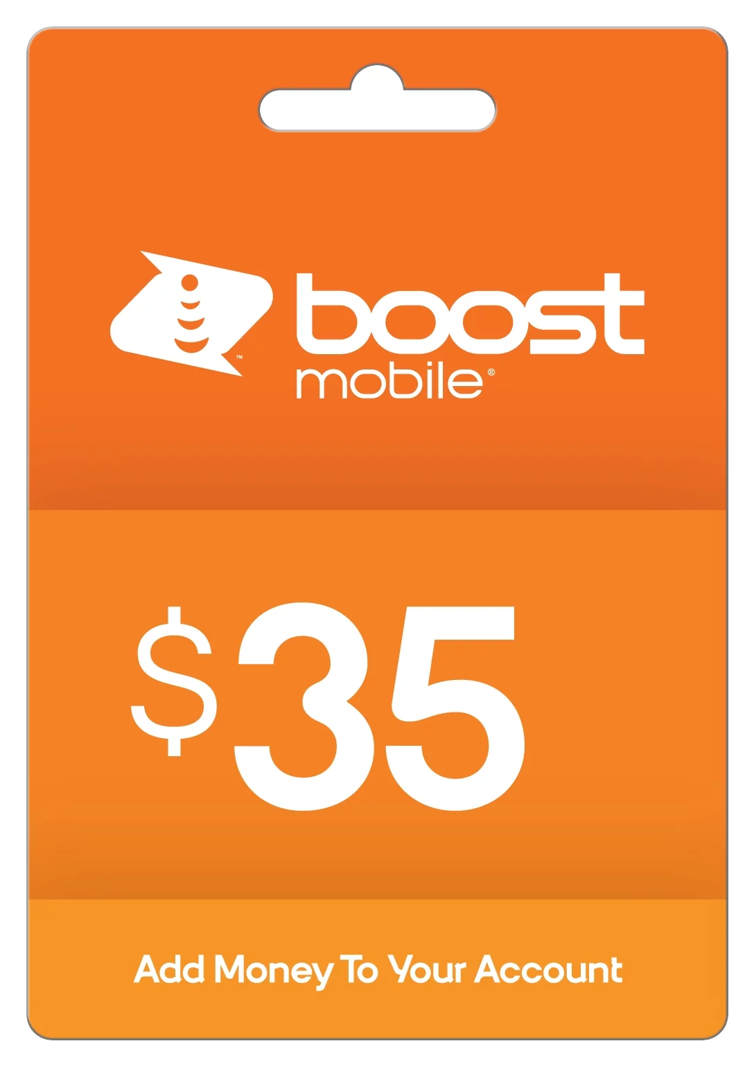 Boost Mobile $35 Direct Top Up