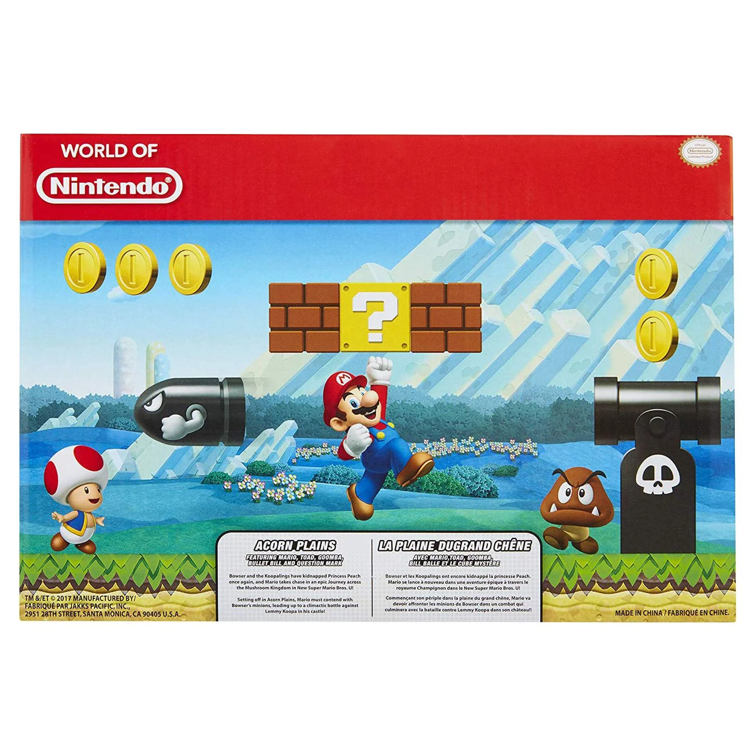 Super Mario 2.5 inch 5 Figure Diorama Gift Set