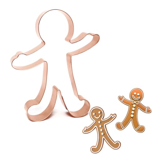 Gingerbread Man, Handcrafted USA Gingerbread Man Cookie Cutter