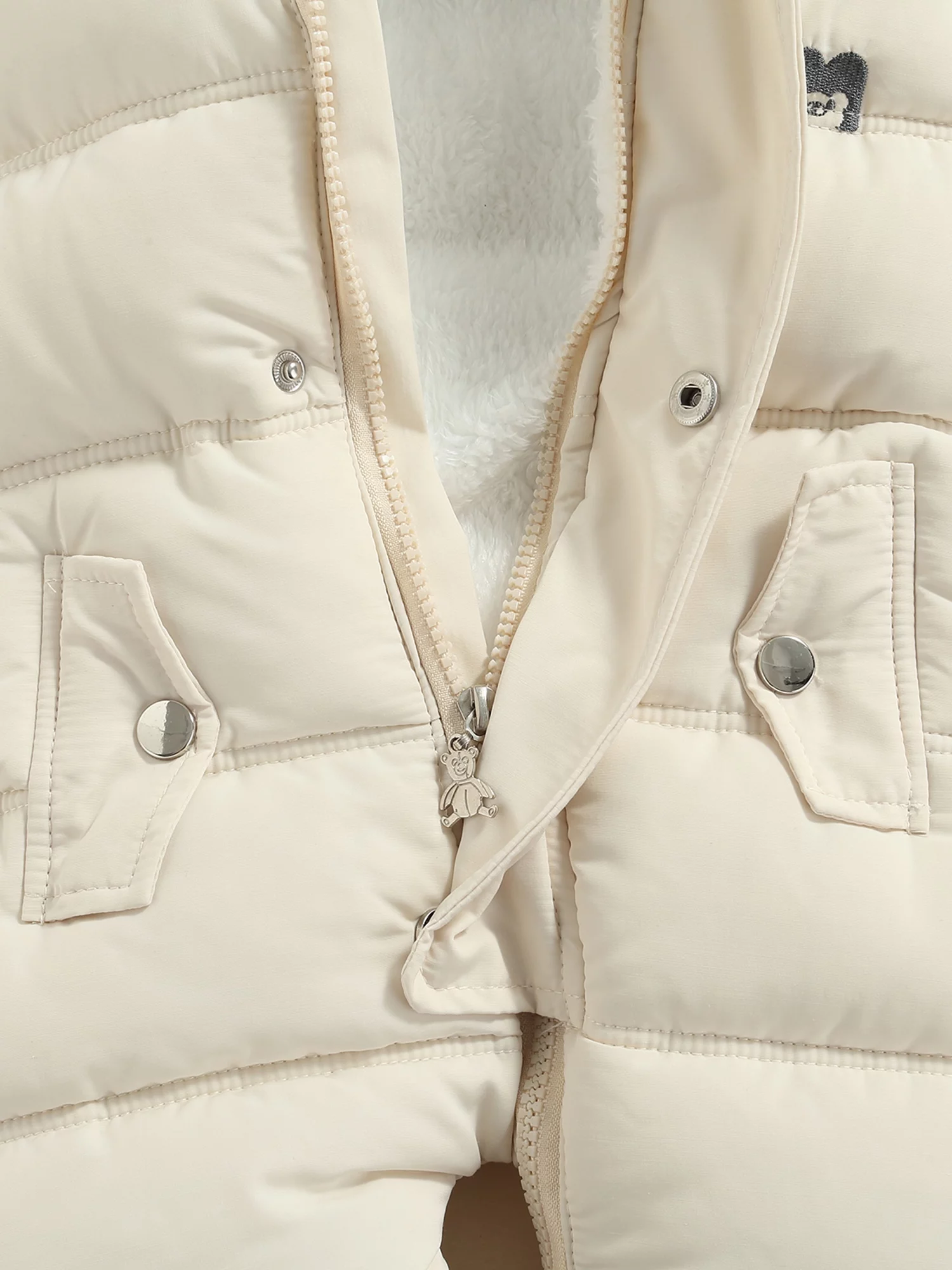 Gwiyeopda Infant Baby Boys Girls Winter Snowsuit Coat Romper Warm Outwear Hooded Footie Puffer Jacket