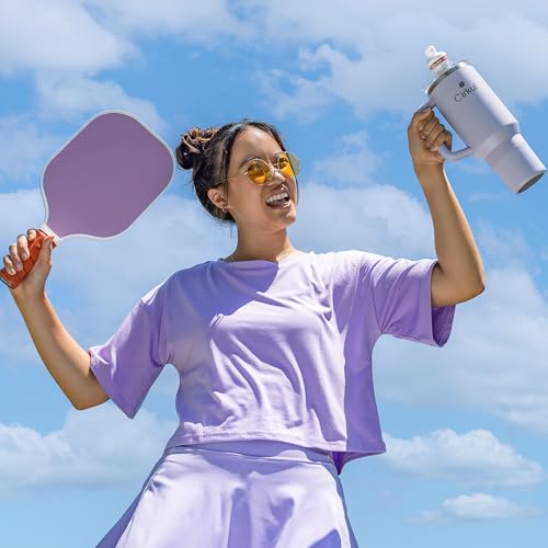 Cirkul 40oz. Carbon Stainless Steel Tumbler with Handle, All-Day StrawSip™, Double-Wall Insulated