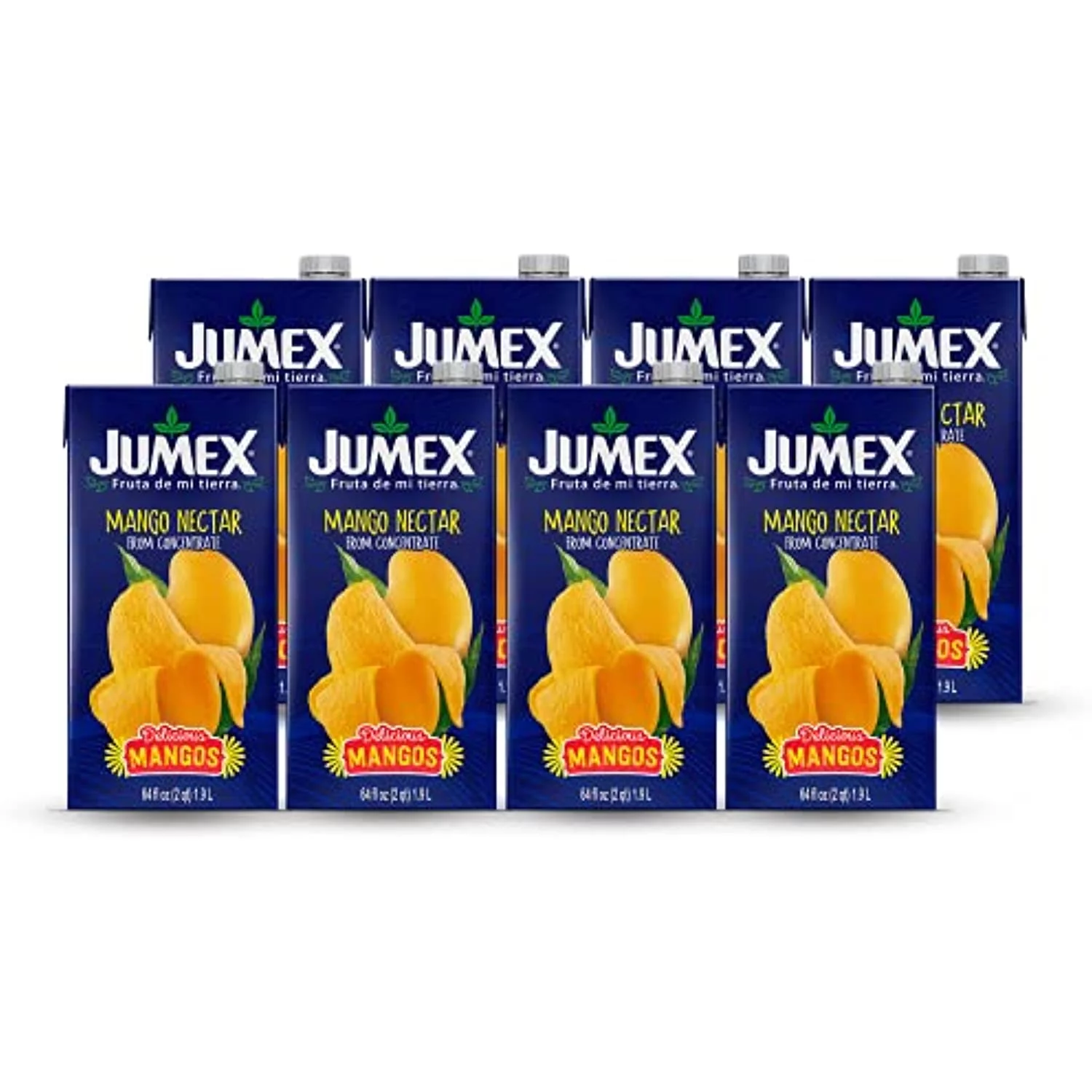 Jumex Mango Nectar | 100% Recyclable Tetra Pack Box | 64 Fl Oz (Pack Of 8)