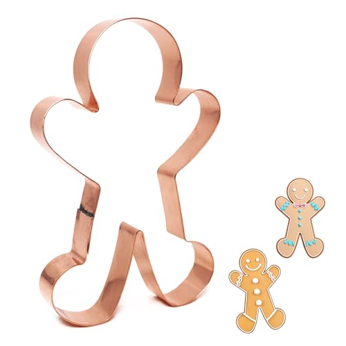 The Fussy Pup Gingerbread Man Cookie Cutter 5.5 Inch Handcrafted in USA by The Fussy Pup
