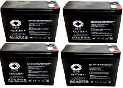 SPS Brand 12V 10Ah Replacement Battery (SG12100T2) for ZHEJIANG HAIJIU 6-DFM12A F2 REPLACEMENT (4 Pack)