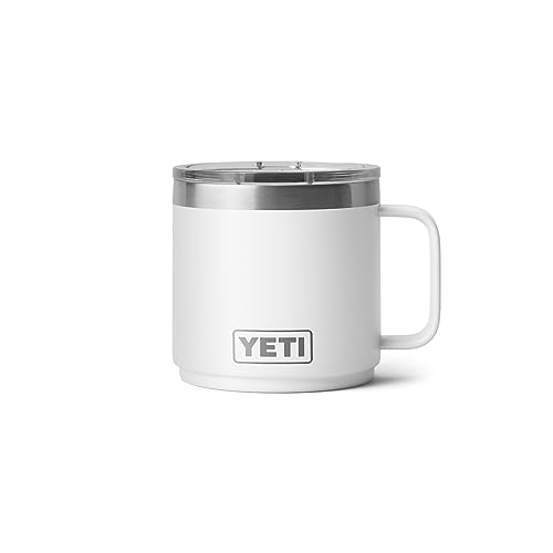 YETI Rambler 14 oz Stackable Mug, Vacuum Insulated, Stainless Steel with MagSlider Lid