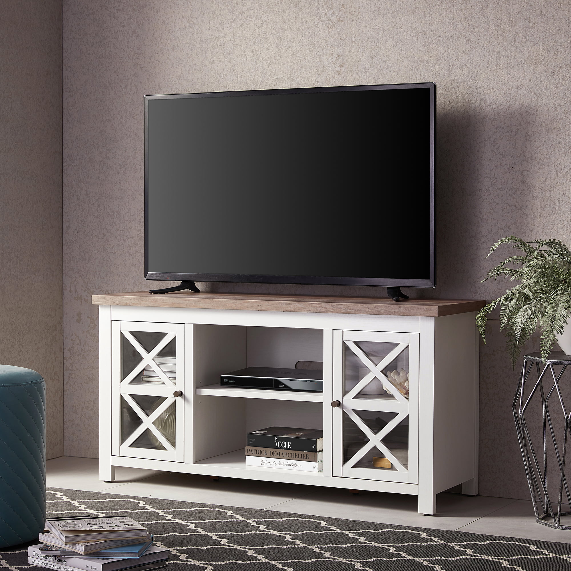 Evelyn&Zoe Colton Rectangular TV Stand for TV's up to 55
