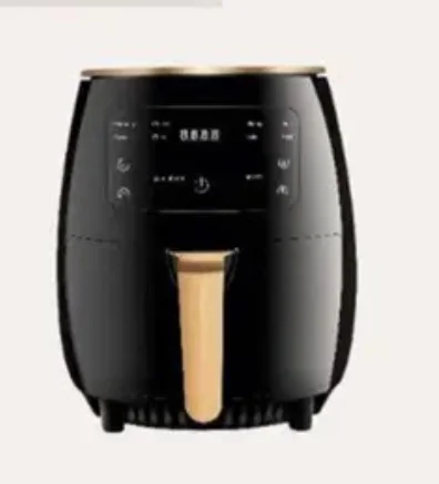 Black color 4.5L  Air Fryer with Electronic Control and Non-stick Basket air fryer for restaurants