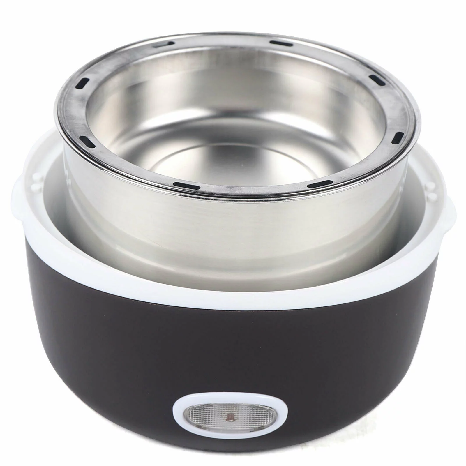 TFCFL 1.3L 2 Layers Electric Warmer Lunch Box Steamer Pot Rice Cooker Stainless Steel